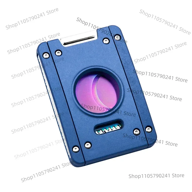 Cigar Cutter Gear Sharp Semi Automatic Cigar Cutter Portable Smoking Accessories Tool Stainless Steel Cigar Cutter Scissor