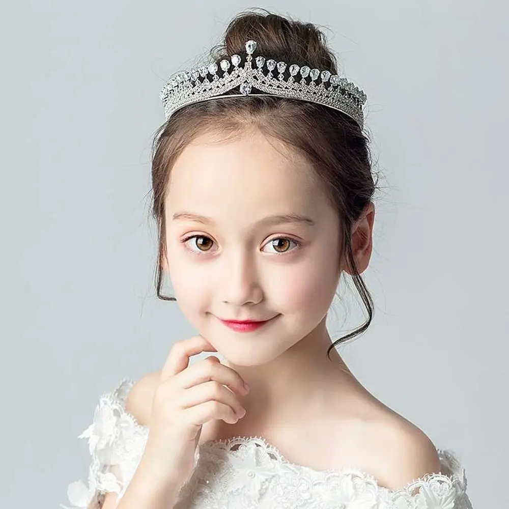 

Exquisite Fashion Jewelry Princess Alloy Rhinestone Queen Korean Style Headband Bride Crown Women Hair Accessories Hair Band