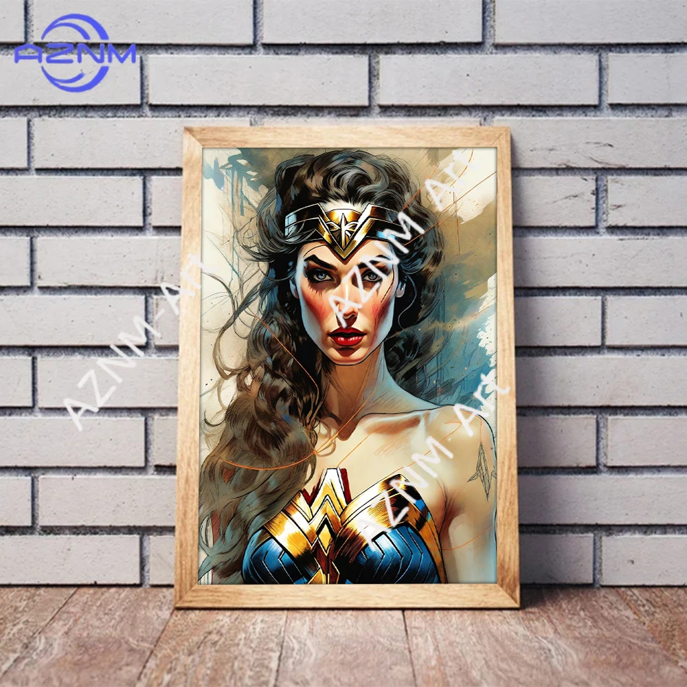 19 styles Marvel Movie Art Poster Spider Man Iron Man Deadpool Canvas Painting Classic Character Mural Home Wall Decoration Gift - view 3