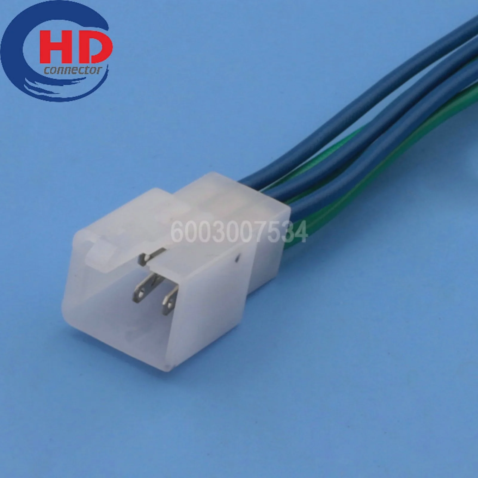 6 Pin Connector Unsealed 2.8mm Series Male Connectors CableMotorcycle Electrical Harnesses Wiring Harness 6030-6991