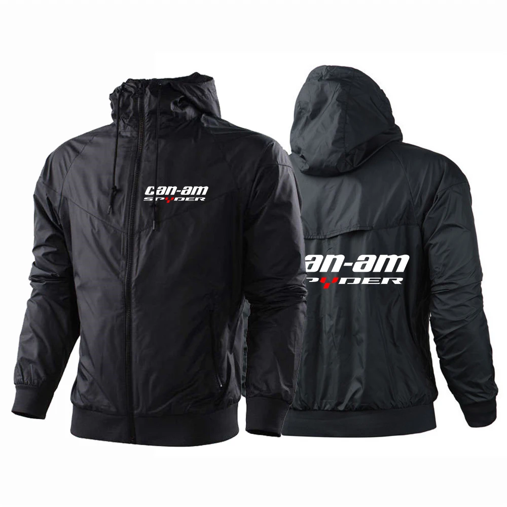 

Can Am Spyder Motorcycles Men's New Spring And Autumn Lonsdale Fashionable Hoodies Harajuku Windbreaker Zipper Jacket Sports Top