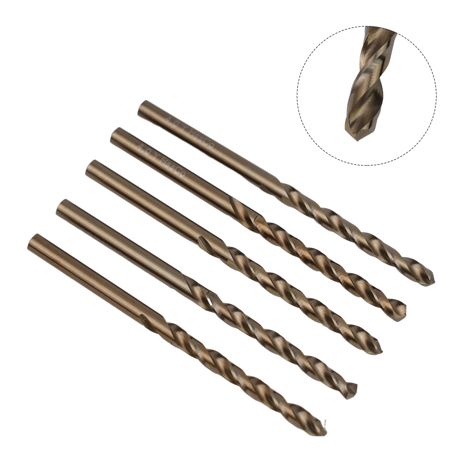 2223333111111   5pcs HSS M35 CobaltDrill Bit 1mm-4mm For Stainless Steel MetalDrilling Wood Hole Cutter Power Tool Parts