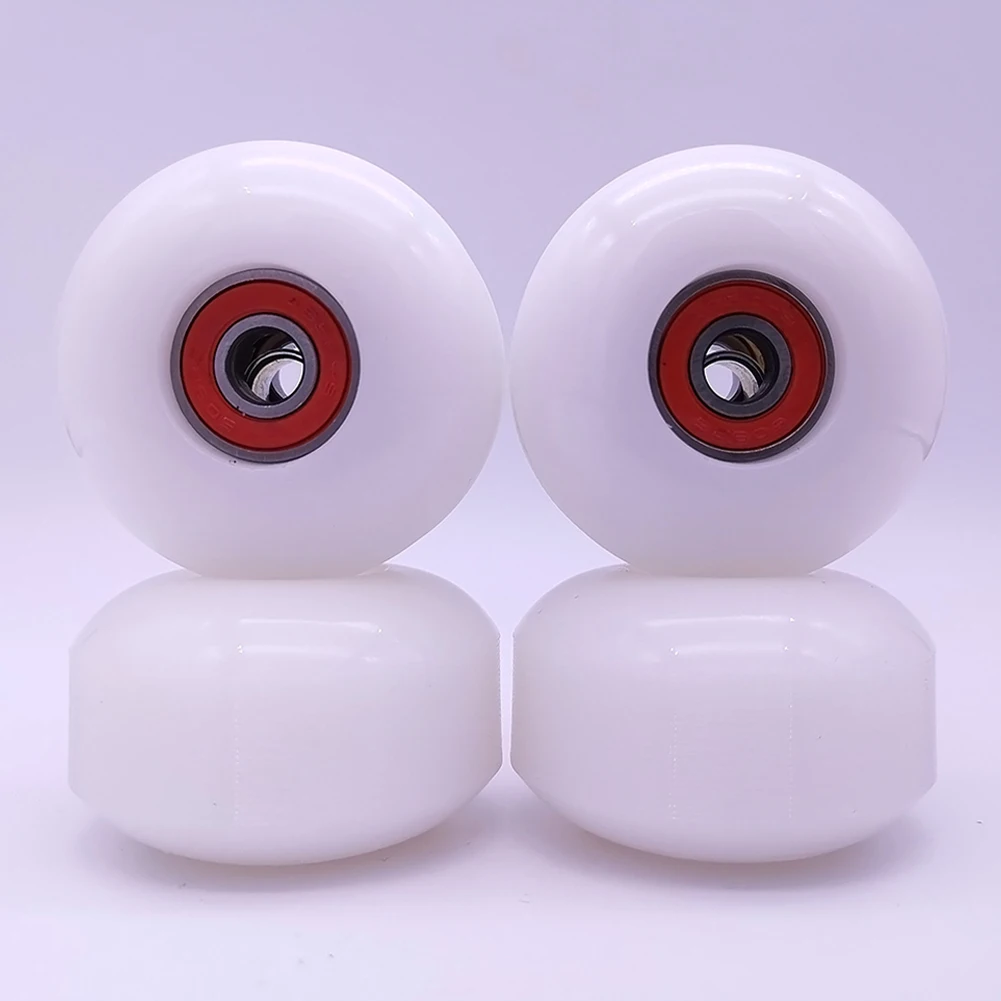 Professional Grade Longboard Skateboard Wheels 4pcs 52x32mm 95A Soft Wheels + ABEC9 Bearing for Superior Performance