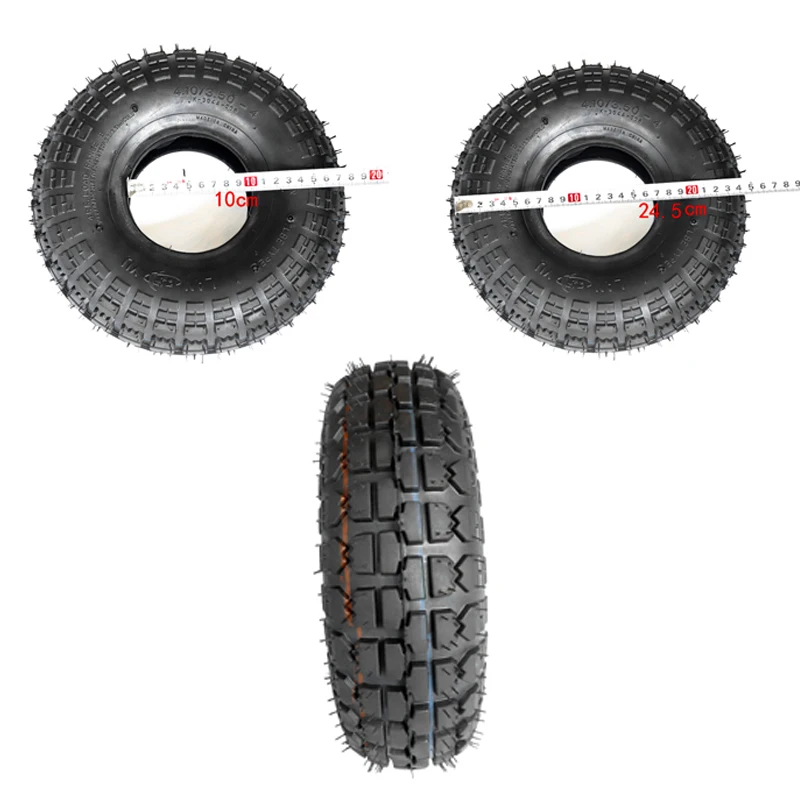 10 Inch Electric Scooter Pneumatic Wheel Tire 410/350-4 4.10/3.50-4 4.10-4 410-4 3.50-4 350-4 Outer Tyre