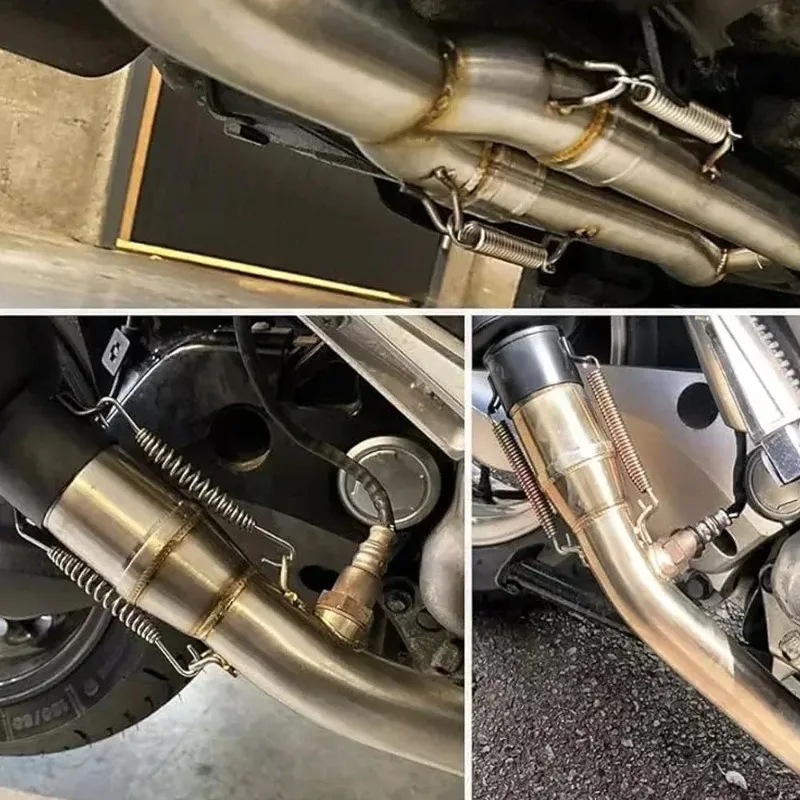 

Motorcycle exhaust spring hook stainless steel exhaust front middle connecting pipe rotatable muffler spring