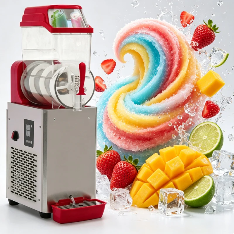 Frozen Beverage snow slush machine Commercial Single Tank Juice Beverage Smoothie Machine