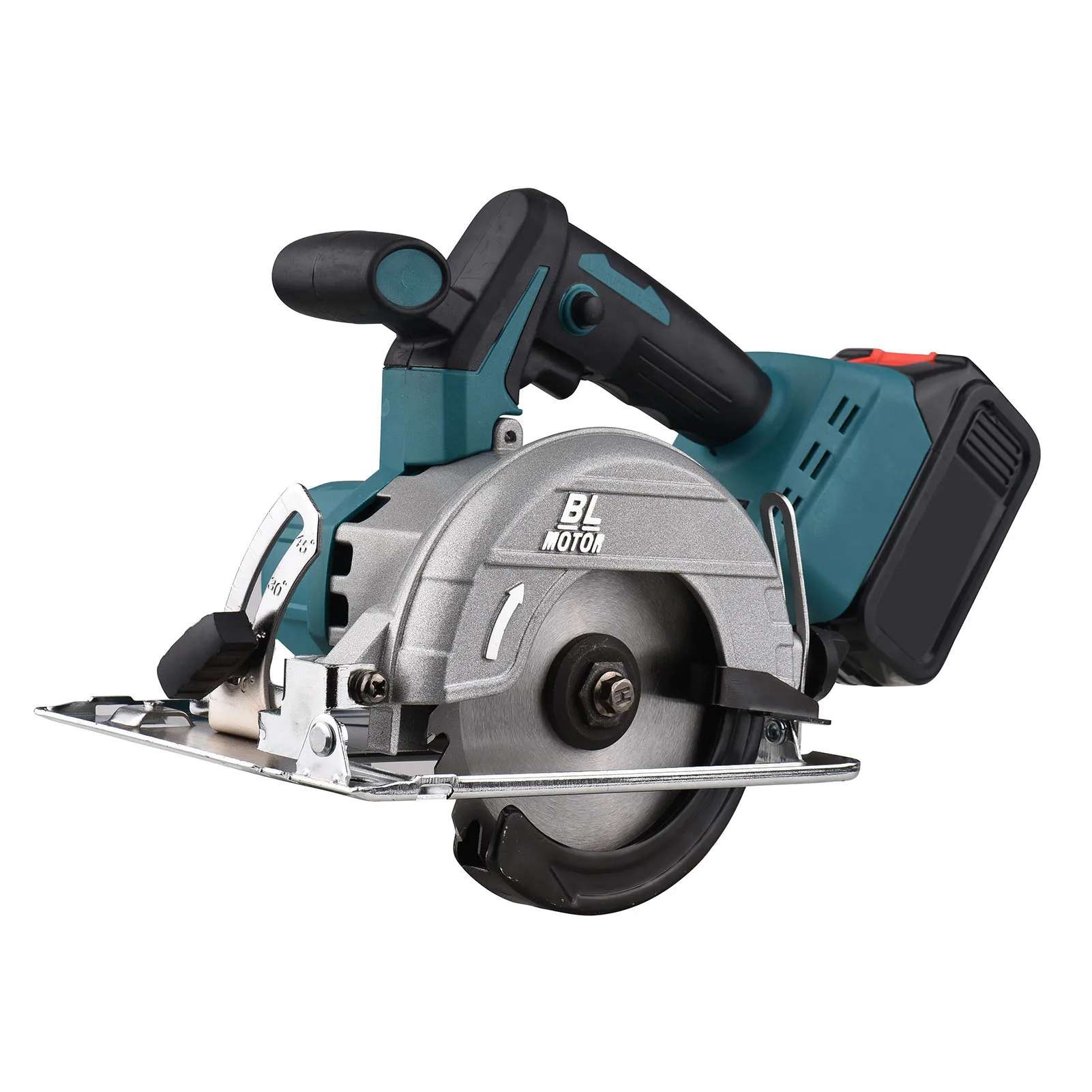 

21V Circular Saw 5 Inch Cordless Electric Circular Saw 5300RPM Max Cutting Depth 2.5 Inch with 2 Batteries Circular Saw Electric