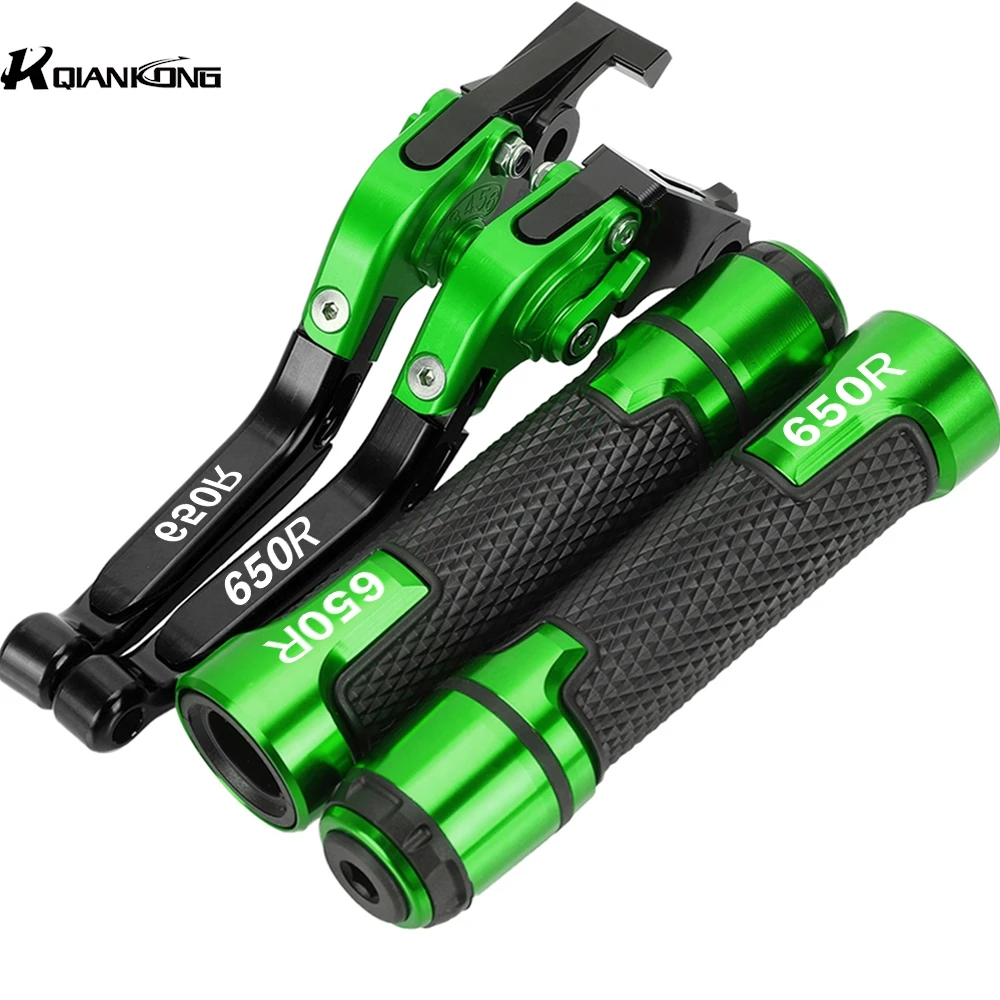 

Motorcycle Foldable Adjustable Clutch Brake Lever Handlebar Grips Ends Set FOR KAWASAKI NINJA650R NINJA 650R 2009-2014 2015 2016