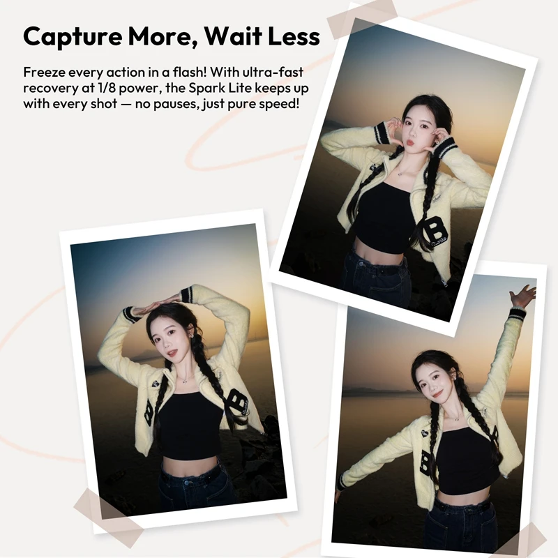 Ulanzi SL02 شرارة لايت كاميرا فلاش 6500K صغير محمول صورة الفيديو الضوئي لسوني كانون نيكون DSLR باناسونيك كاميرات مدونة فيديو