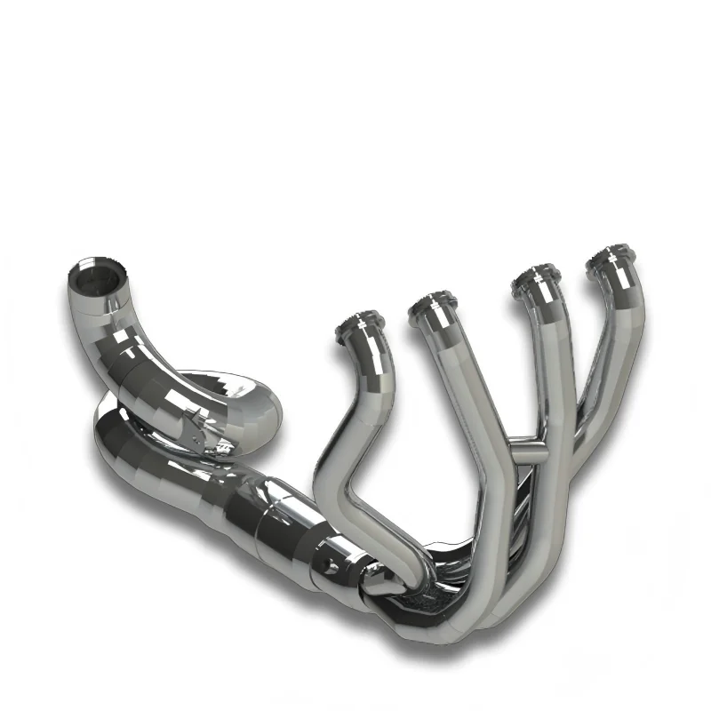 Suitable for triumph Motorcycle Rush/Bully 1000 Titanium Alloy Front Middle Section Made in China Black/Red/Gold Exhaust