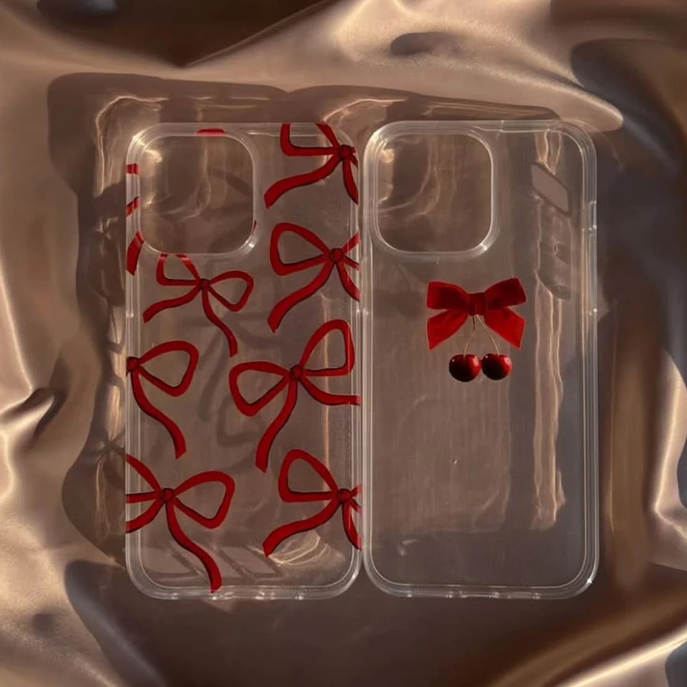 Luxury Red Bow Cher…