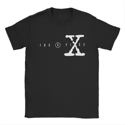 Novelty The X Files T-Shirts Men Round Neck Cotton T Shirt Short Sleeve Tees Gift Idea Clothing