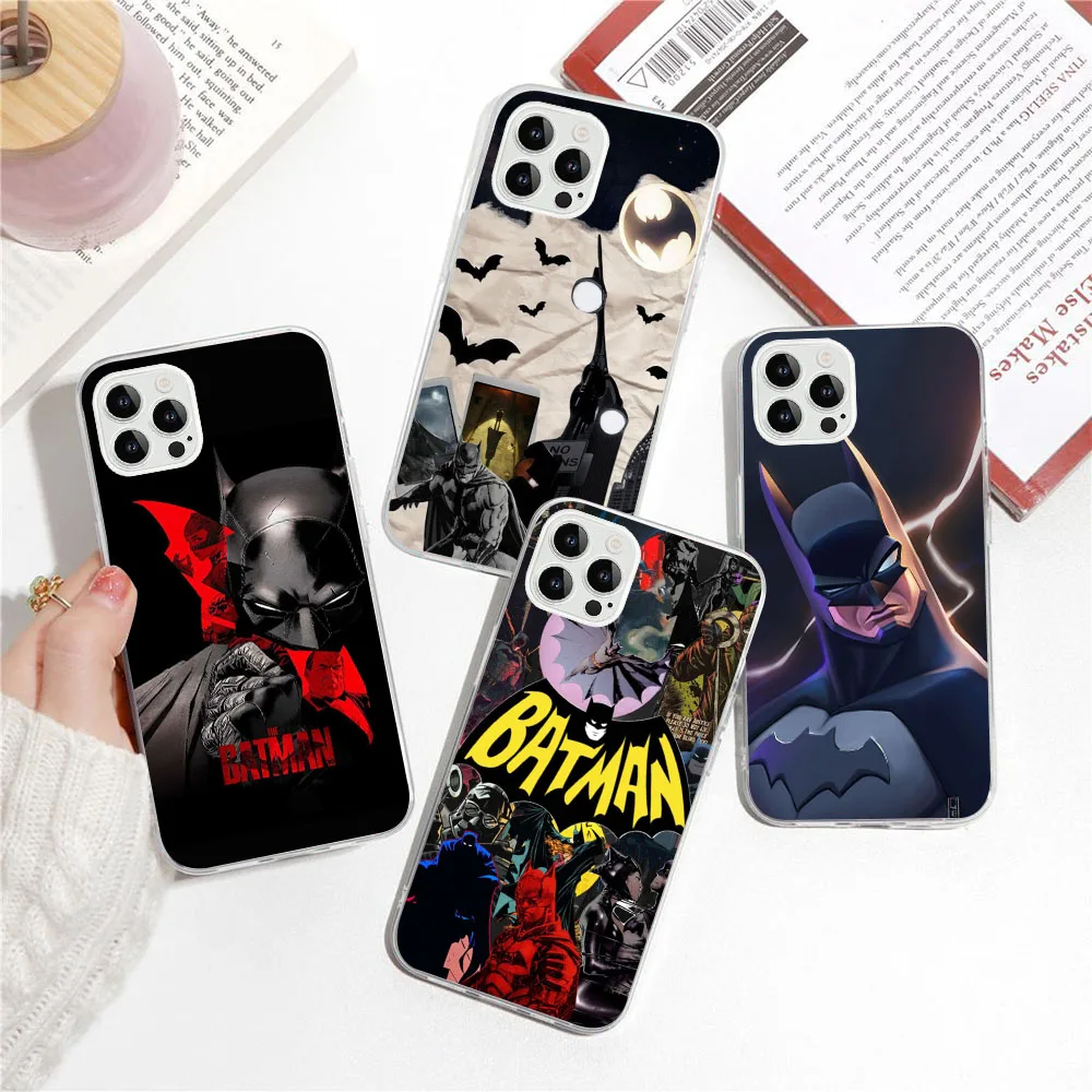 SK-67 The Dark Knight Silicone Case For LG K62 K42 K61 K40S K9 Q61 Q60 K50 V40 V50 V60 K92 G8 G8X Stylo 6 ThinQ5 VELVET