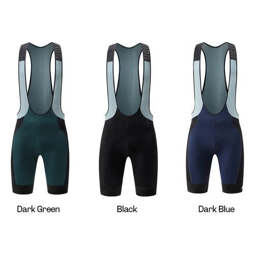 Imagen 2 del producto RION-pantalones cortos con pechera para ciclismo de montaña para hombre, medias acolchadas, ropa de bicicleta profesional, Baberos para hombre Dolomiti 8H, conducción en carretera de larga distancia