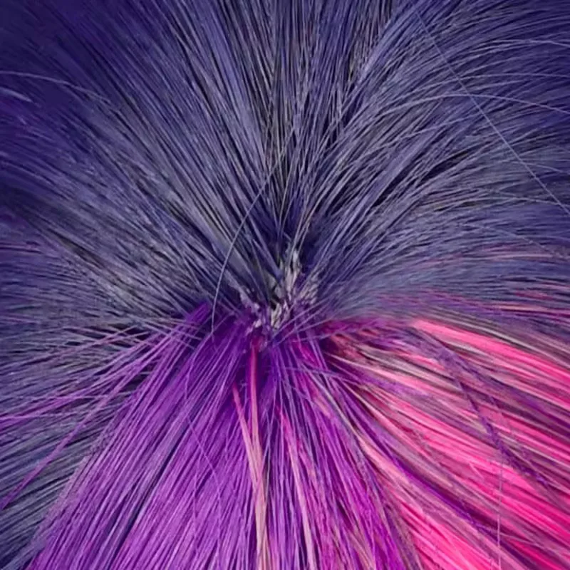 Twilight Sparkle Cosplay Wig Synthetic Scalp Long Straight Curly Hair Heat Resistant Anime + Wig Cap