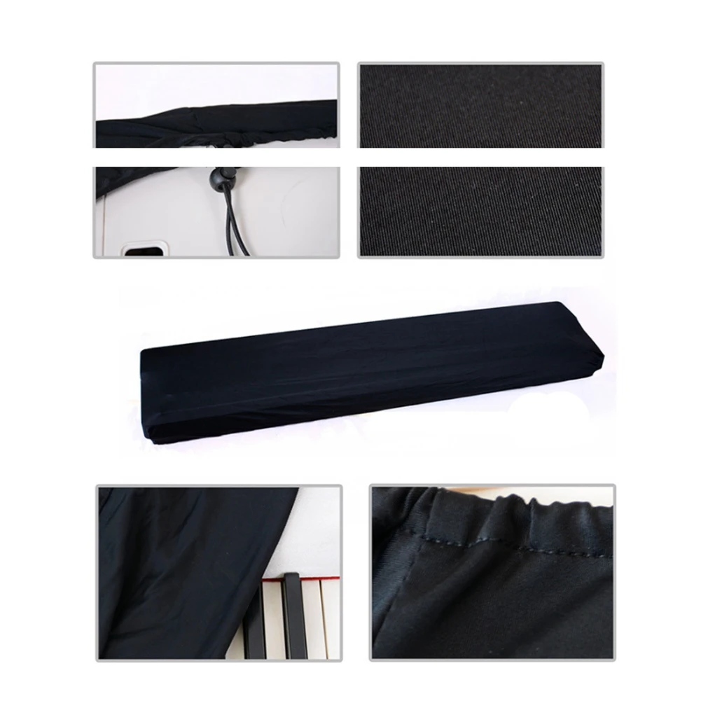 

【Купон для новых пользователей!】Универсальный регулируемый эластичный чехол для цифрового электронного пианино на 61/73/76 клавиш, защитный чехол от пыли для электронного пианино