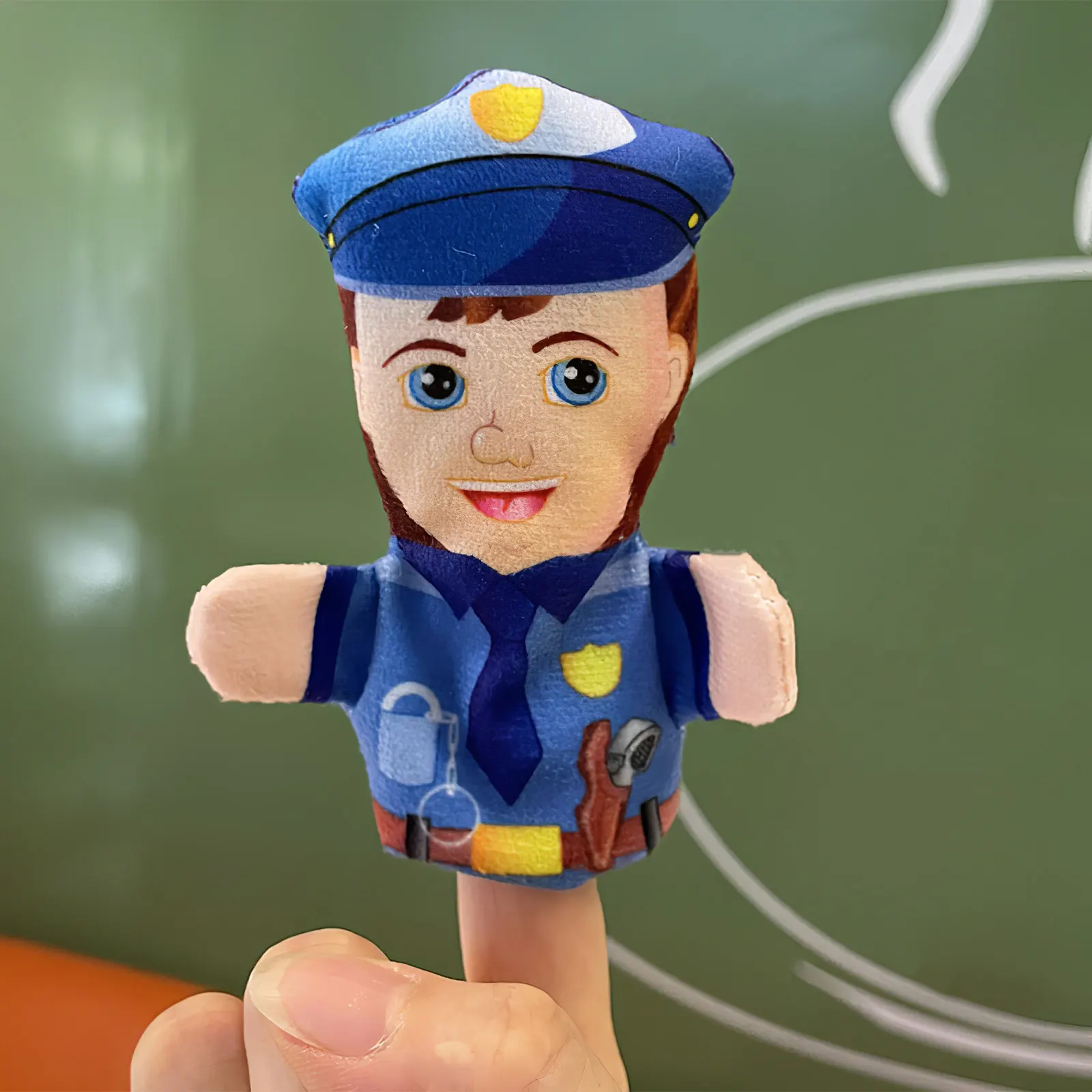 

5Pcs Hand Finger Puppets Occupational Series Cartoon Style Storytelling Game for Children Creative Play Learning Experience