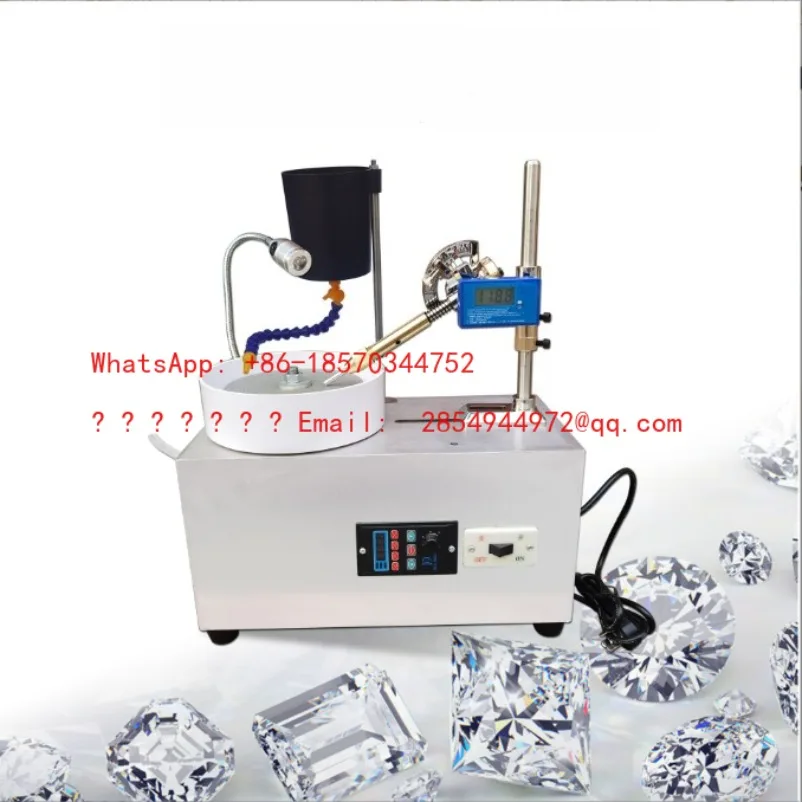 Gem Grinding Machine, Jewelry and Jade Faceted Ring Grinding Machine, Speed Regulating Grinding and Polishing Machine