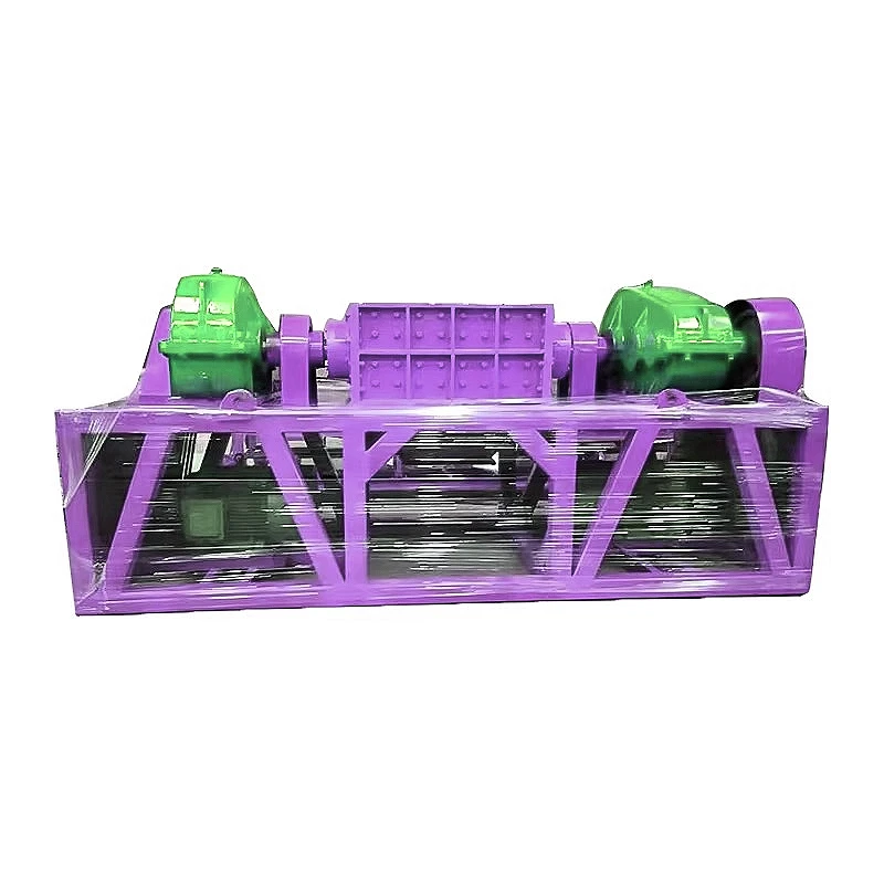 Rigid Plastic Shredder Industrial Shredder Double-Shaft Thick Walled Parts Crates Drums Pails Heavy Duty Operation Customized