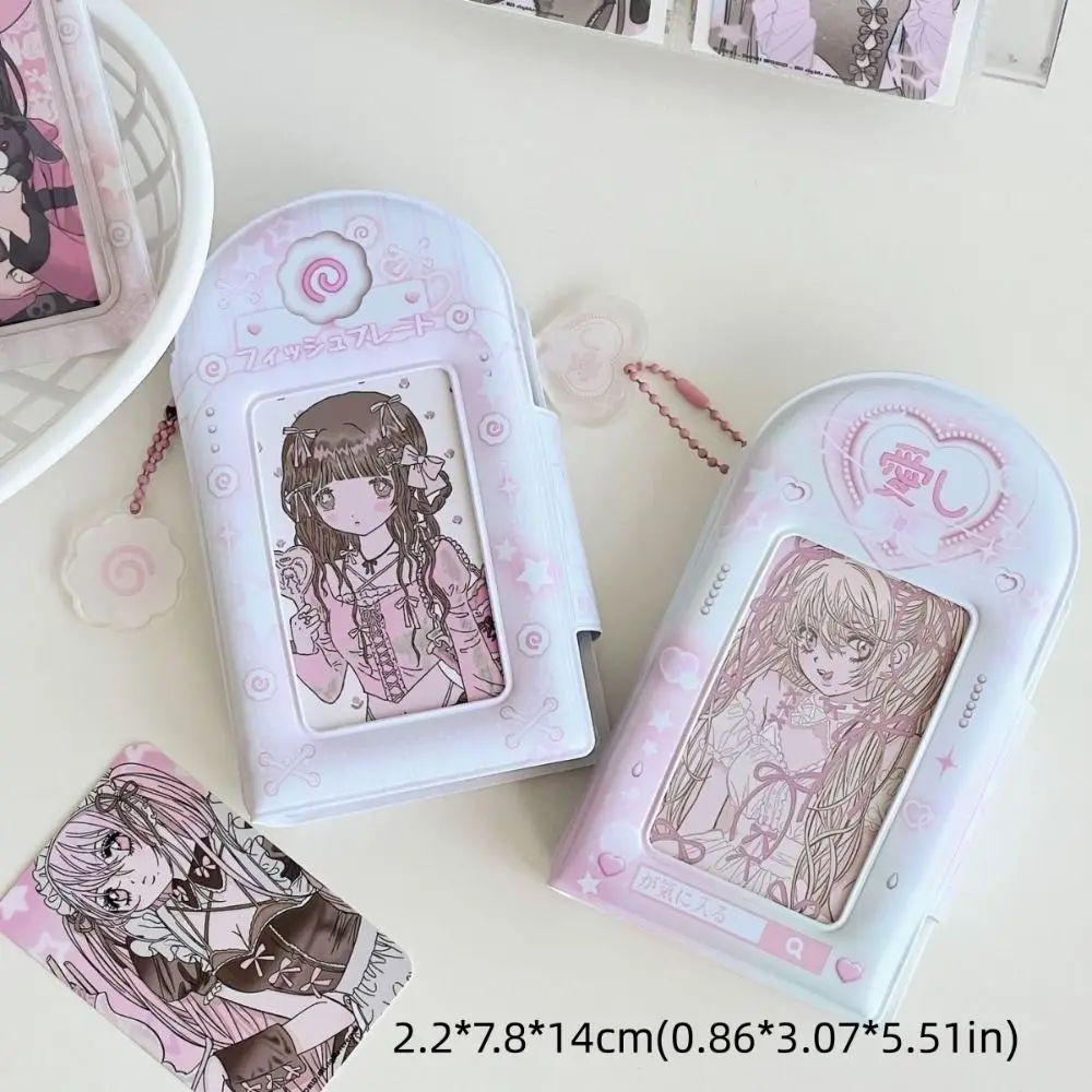 Новый альбом для карточек Sweet Love из ПВХ с 16 внутренними страницами, папка для фотокарт, 3-дюймовая мини-карта с изображением идола, книга для сбора