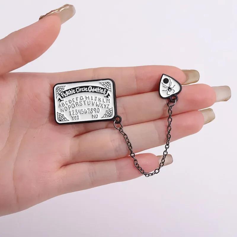 Psychic Brooch Simple English Metal Badge Small Gift Wholesale Bag Pins for Caps Cap Pin Backpack Accessories Lapel Badges Hat