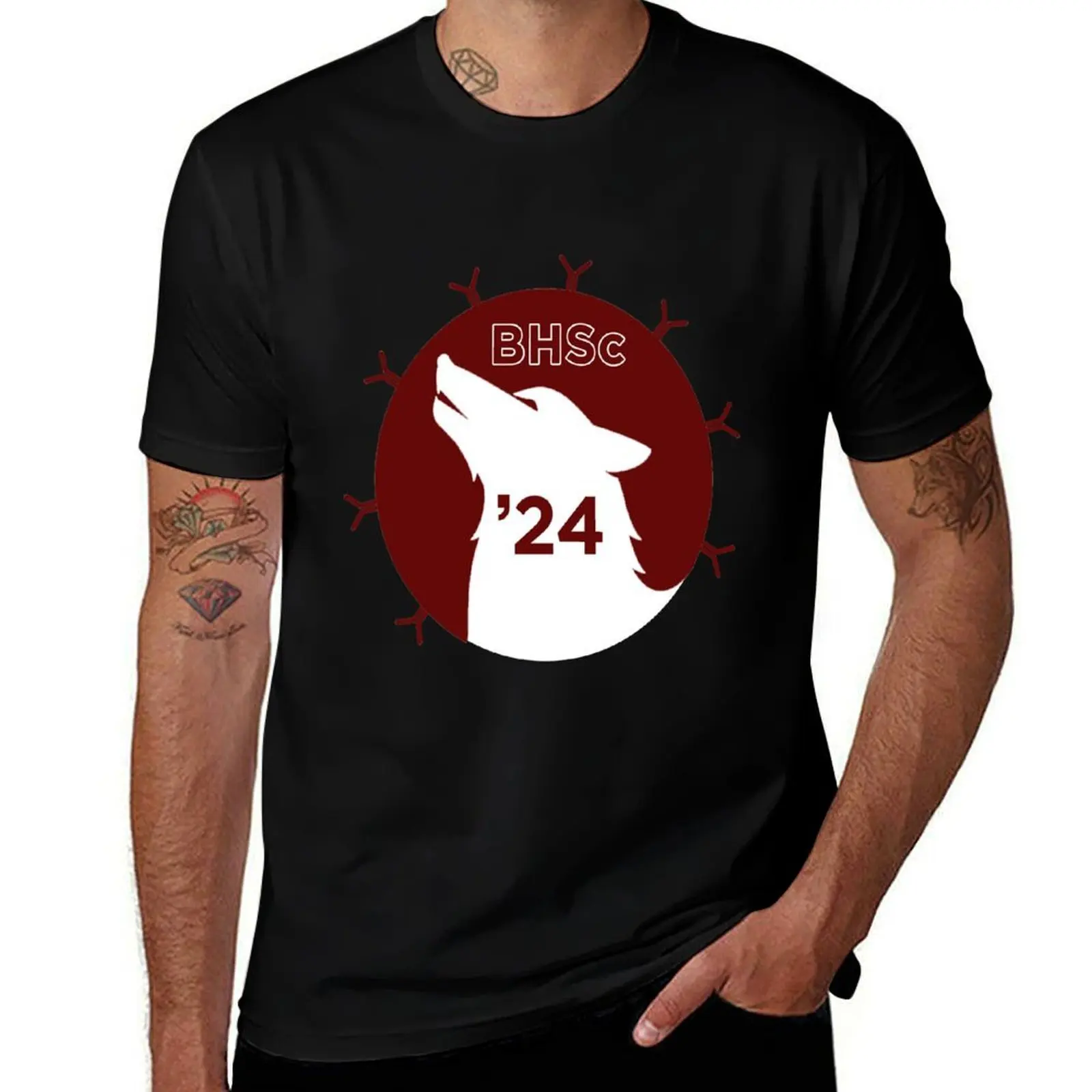 

BHSc'24 Merch T-Shirt cotton tshirt 100% t shirts for man cotton funny man t shirts for men casual T-shirt