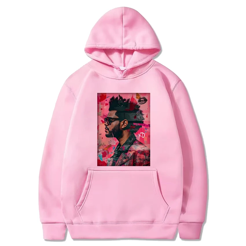 Singer The Weeknd penutup Album estetika grafis Hoodie Pria Wanita Fashion Y2k Sweatshirt Unisex bulu lengan panjang pullover