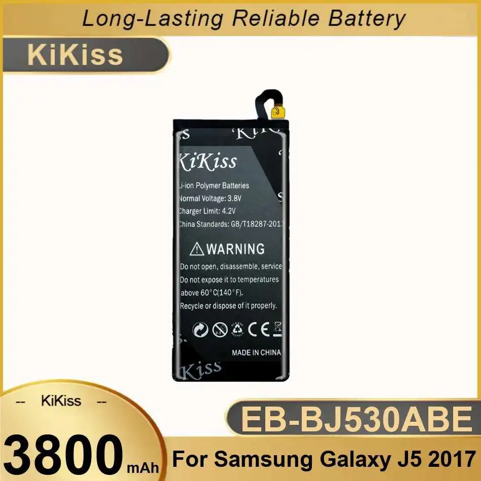 

Mobile Phone Battery EB-BJ530ABE 3800mAh For Samsung Galaxy J5 2017 Pro SM-J530F DS SM-J530K J530L J530S J530Y DS