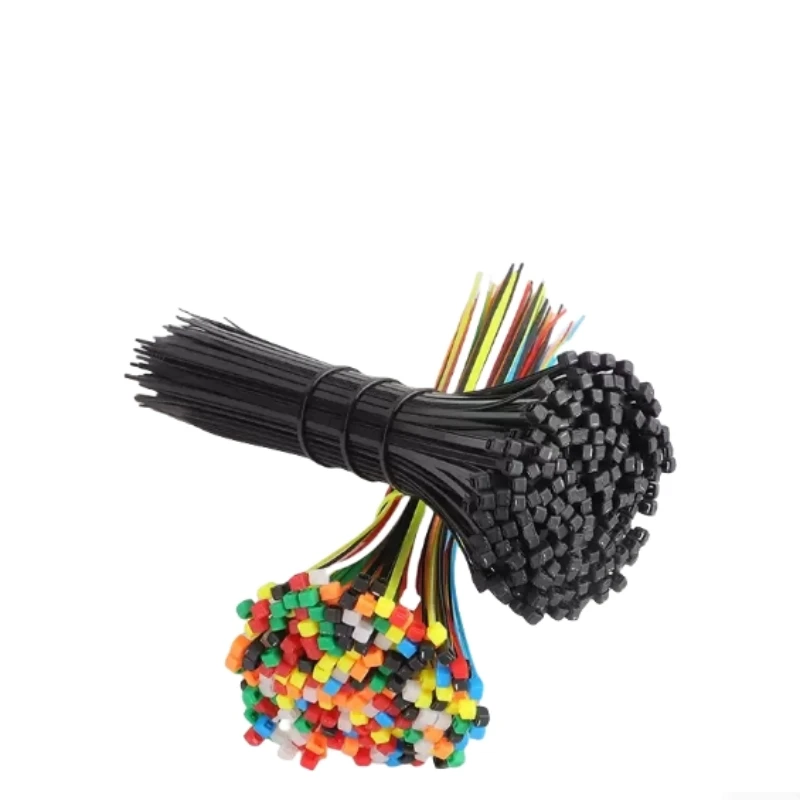 Imagen 5: Cables de nailon de plástico, bridas con cremallera, bridas para cables autoblocantes multiusos, bucle de sujeción, envoltura de cables reutilizable para el hogar y la Oficina