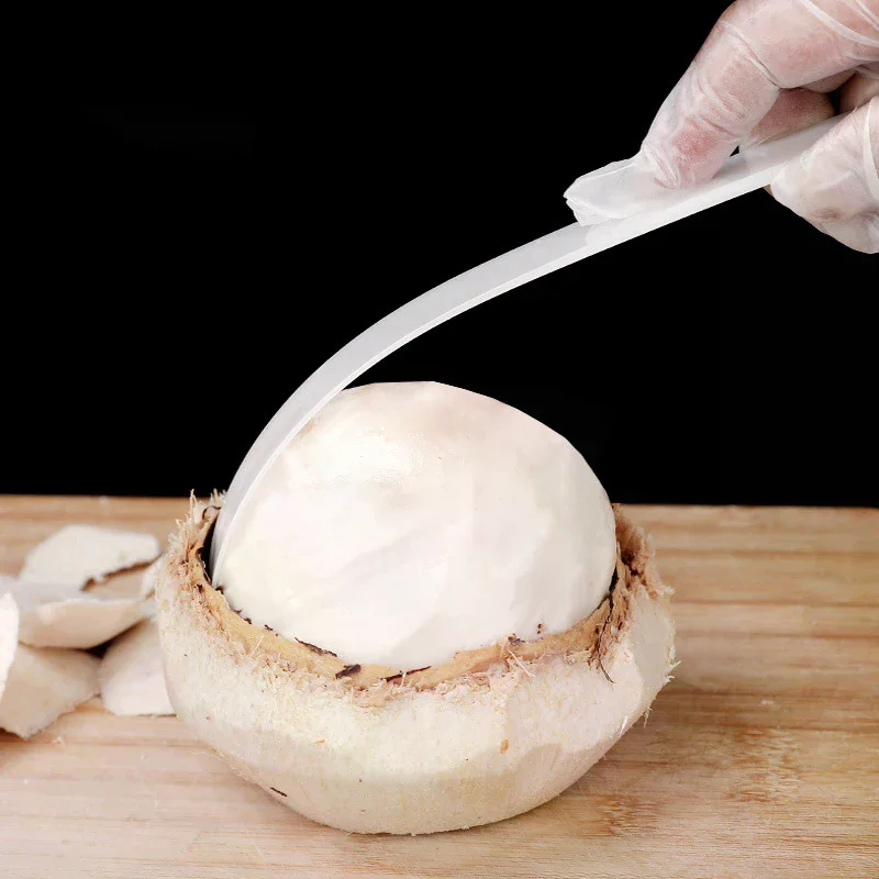 Digging Coconut Tool Plastic Coconut Meat Remover Washable Coconut Shaving Cutter Coconut Egg Soft Knife Fruit Tools