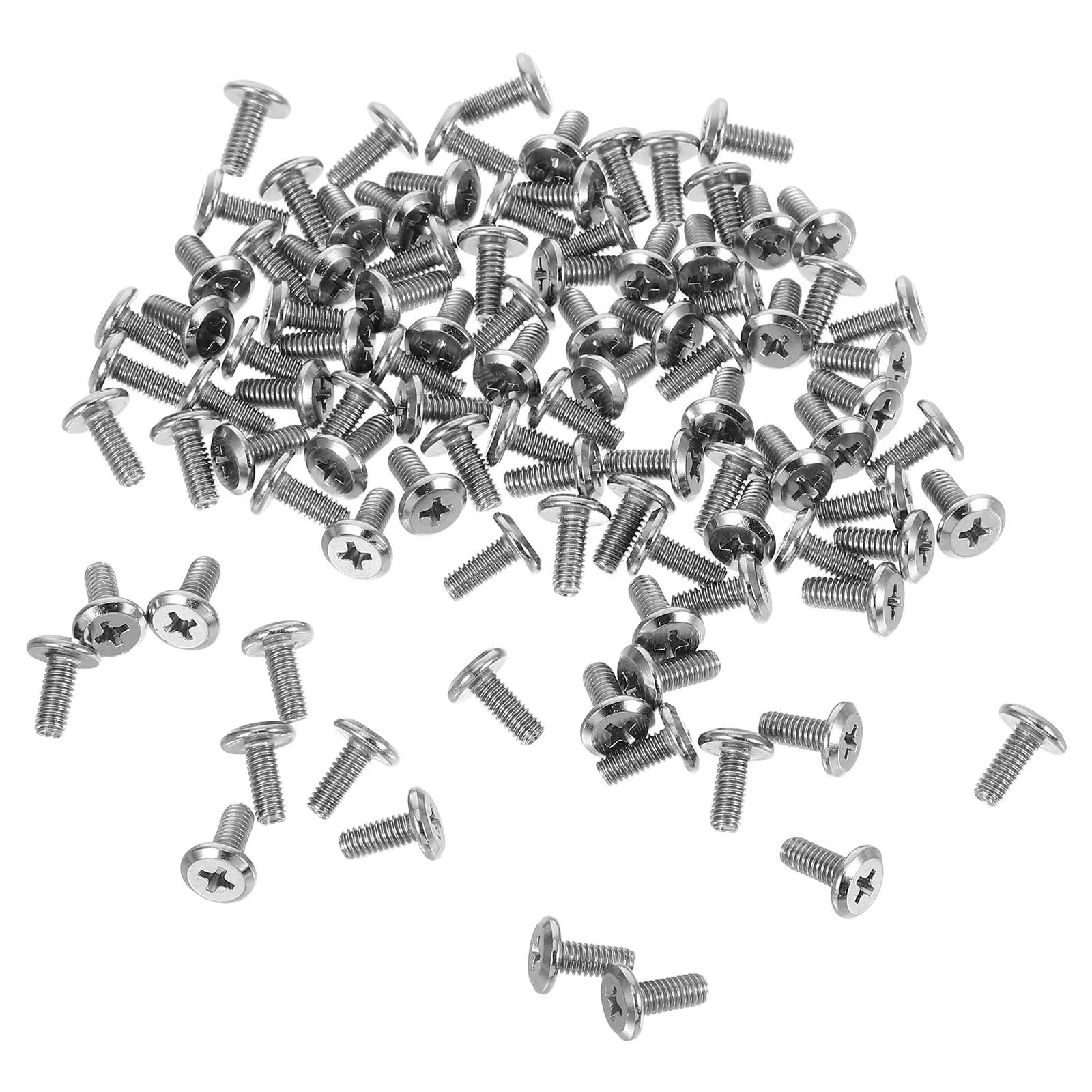 

100pcs Cross Countersunk M4X10 Flat Head Cabinet Fastener Heavy Duty Carbon Steel Furniture Screws For Woodworking Monitor