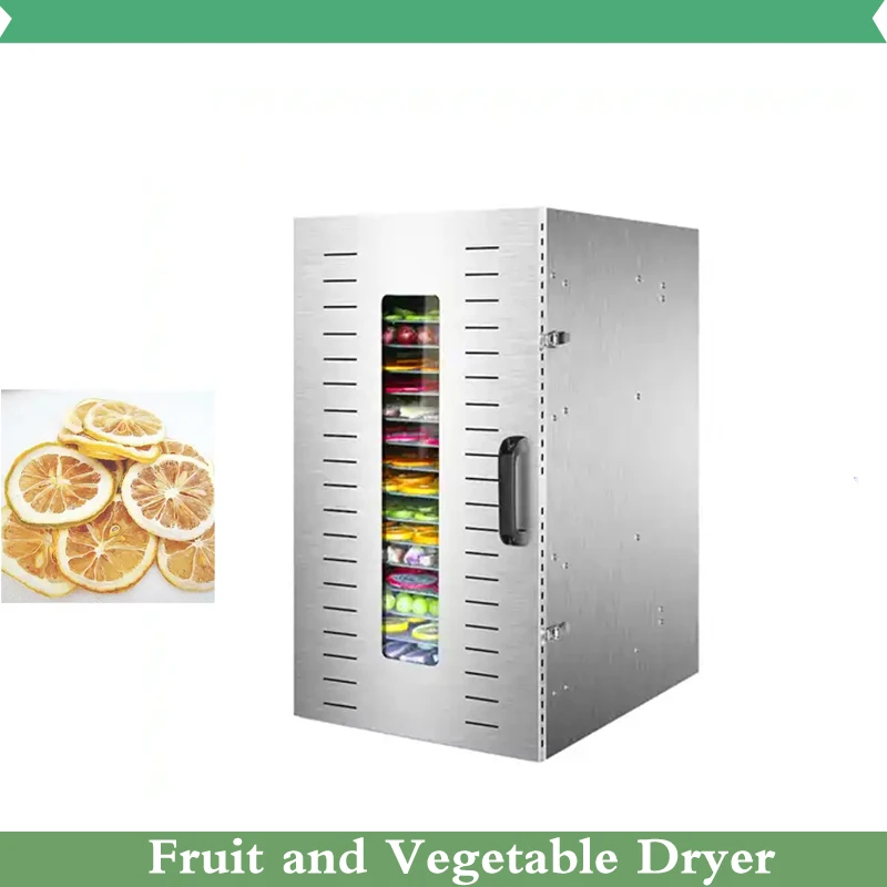 

Commercial 16 Tray Drying Industrial Machinery Fruit And Vegetable Food Dehydrator