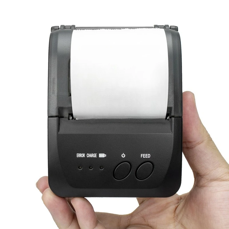 

Factory Supply BT 58mm Portable Thermal Receipt Printer Shop Restaurant