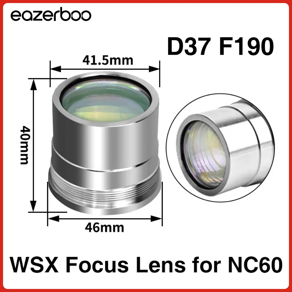 WSX Laser Focusing Lens and Collimating Lens D28 D30 F100 F125 F150 Focusing Lens for KC13 KC15 NC30 WSX Laser Cutting Head
