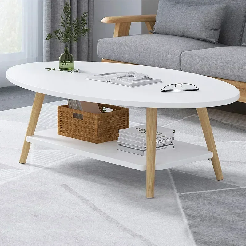 Oval Nordic Luxury Coffee Tables Modern Design Center Acrylic Coffee Tables Mesa Lateral MesaHome Furniture