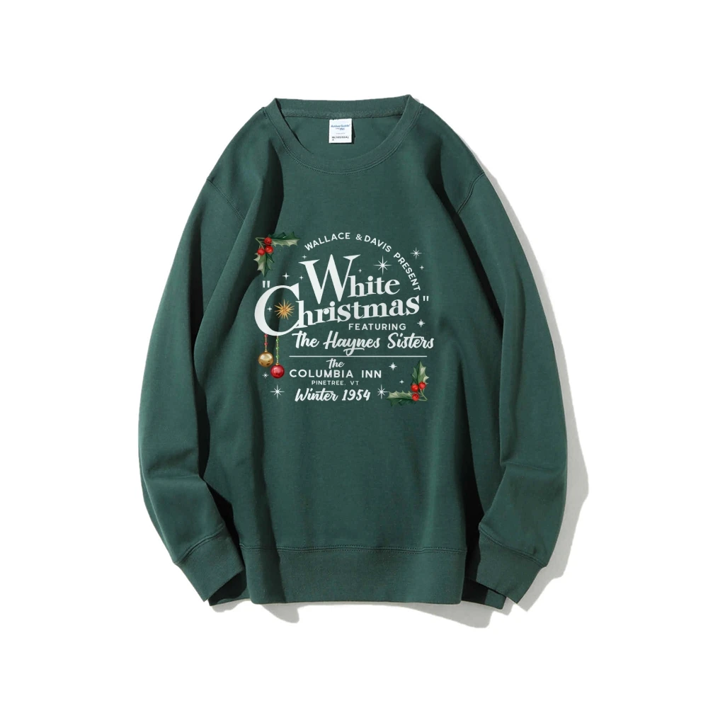 White Christmas Movie Sweatshirt, Wallace and Davis Sweater, Haynes Sisters Crewneck, Christmas White Movie 1954 Sweatshirt Top