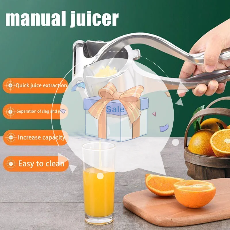 

Metal Lemon Squeezer Hand Press Juicer For Orange Pomegranate Lime Manual Citrus Fruit Juice Maker Tool Kitchen Tool