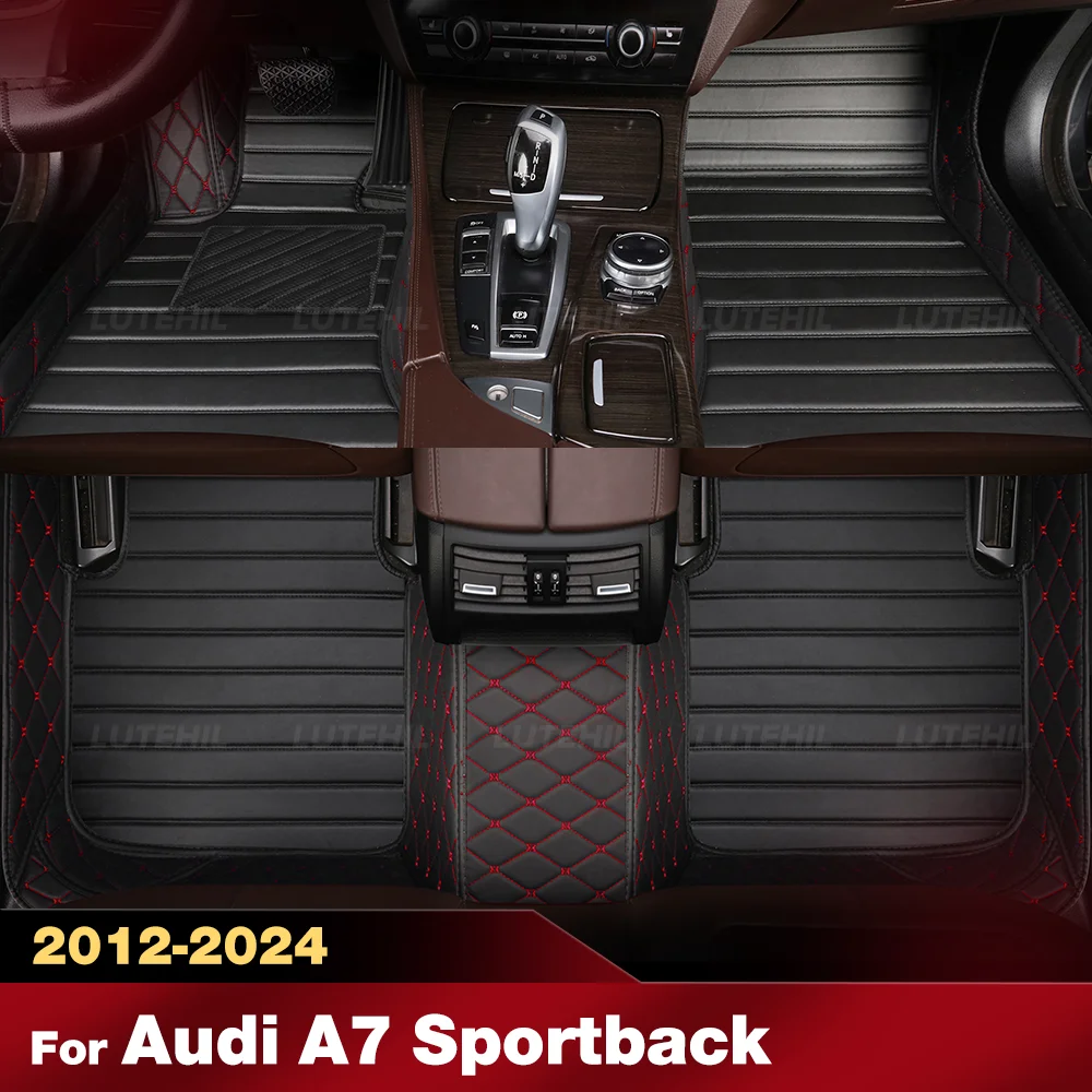

LUTEHIL для Audi A7 Sportback 2012-2024 пользовательские автомобильные коврики, аксессуары для интерьера, защитная накладка 2023 2022 2021
