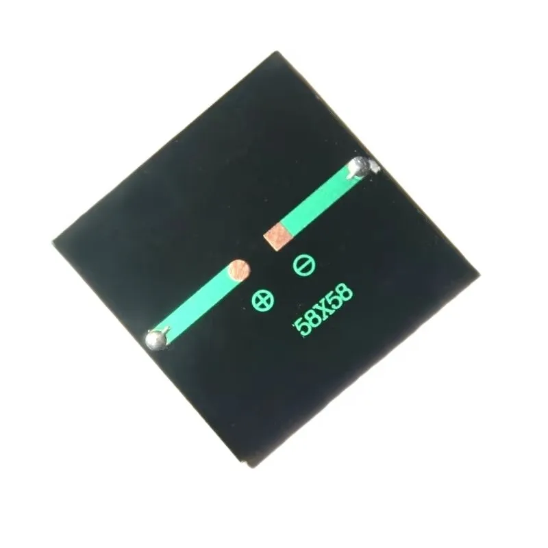 Fabrieksprijs 500 STKS 0,45 W 2 V Mini Zonnepanelen Polykristallijne Zonnecel Module Vierkante Solar Educatieve Plaat Kits 58 * 58 MM