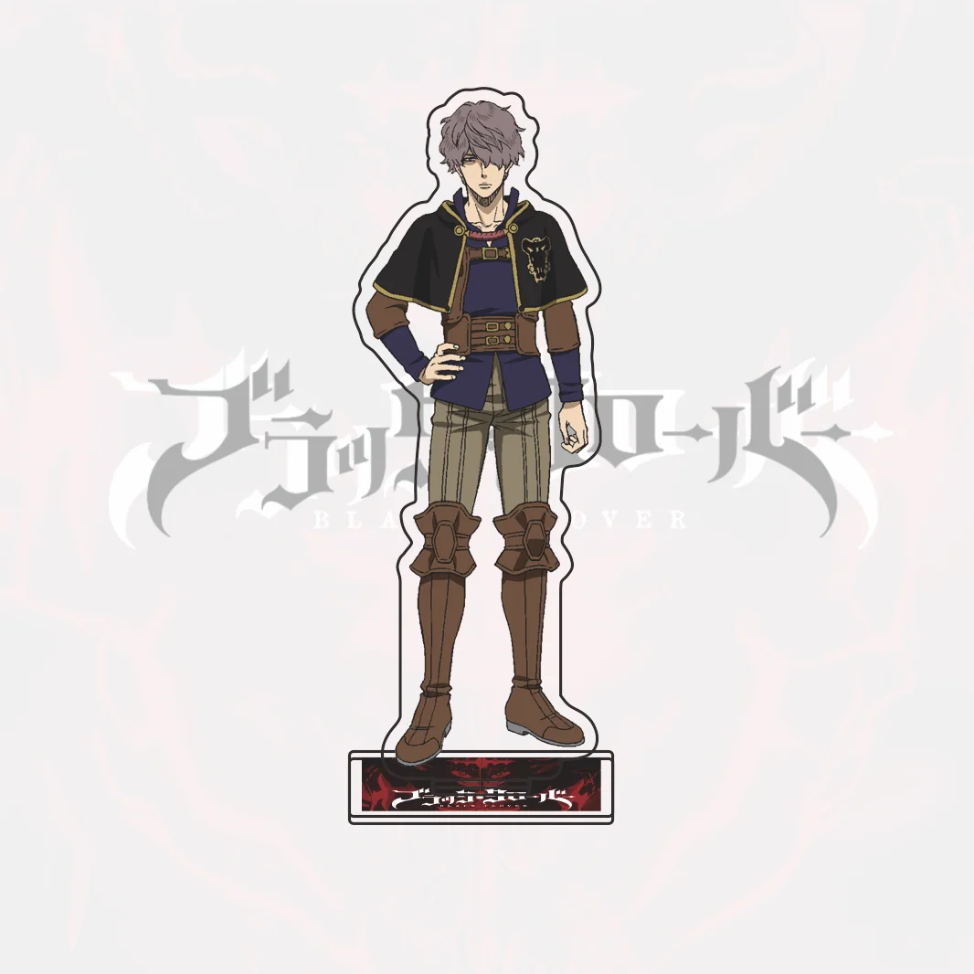 2026 New Black Clover Acrylic Stand Figure Popular Characters Asta Lucius Lemiel Desktop Ornament Collectible Anime Keychain view 6