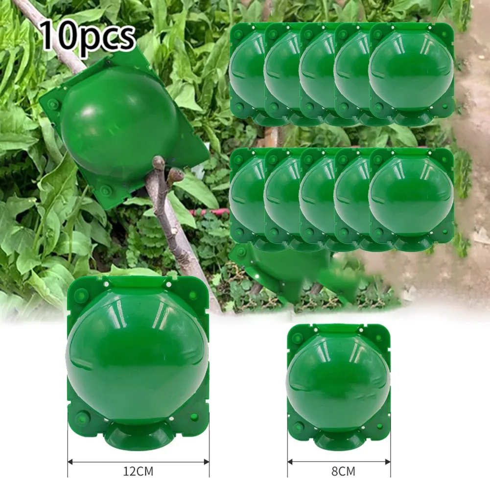 10Pcs Plant Rooting Equipment 6cm 8cm 12cm High Pressure Propagation Ball Garden Graft Box Plant Propagation Box