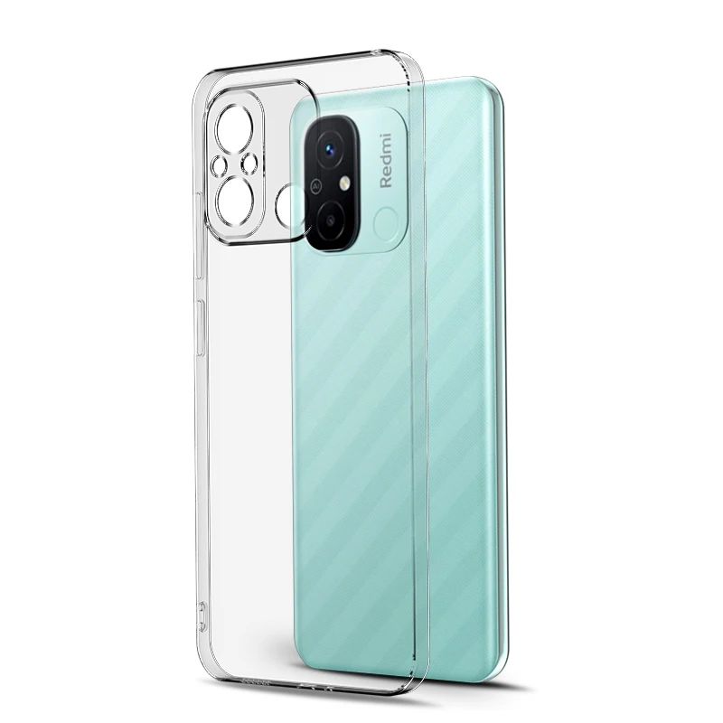 Clear Silicone Ultra Thin Case For Xiaomi For Redmi 12 12C Case Redmi Note 12 Turbo 12S 12T 12R Pro Plus Speed Soft Back Cover