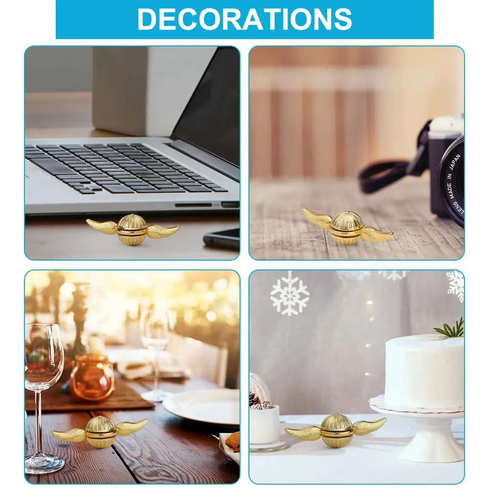 Metallic Spinner Fidgeting Toys, Antistress Metallspielzeug EDC Fidget Spinner für Angst Erwachsene Kinder Sensorisches Stressabbau-Spielzeug