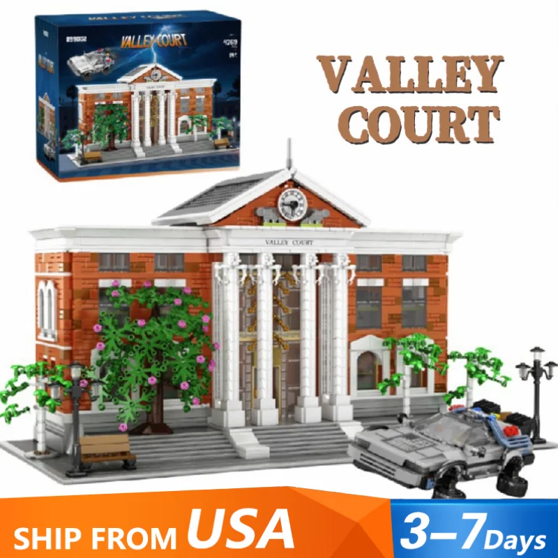 4269 PCS Movie Future Valley Court Building Blocks City Architecture House Modular Assembly Brick Model Kit Xmas Adult Kid Gift