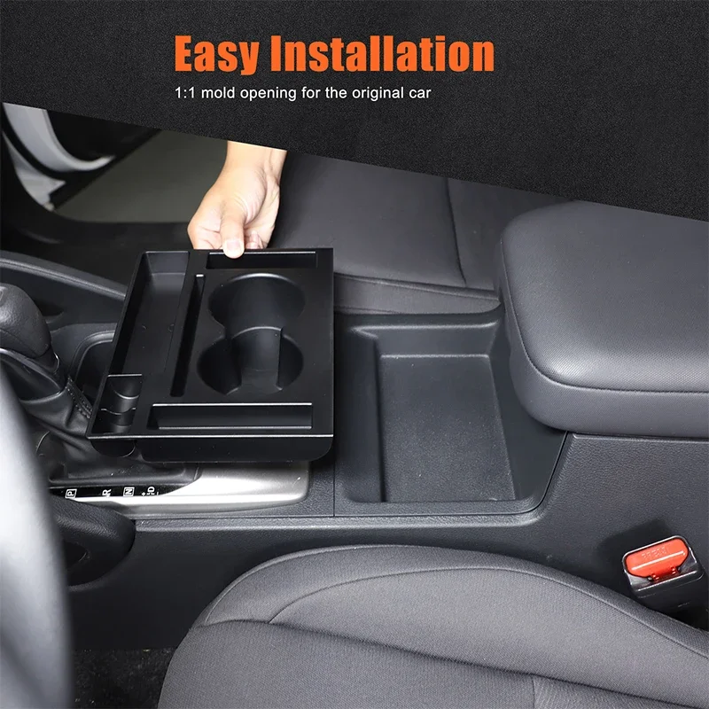 For Nissan Edge Man Frontier 2022+ model armrest box front storage box ABS 1pcs (wireless charging version is not suitable)