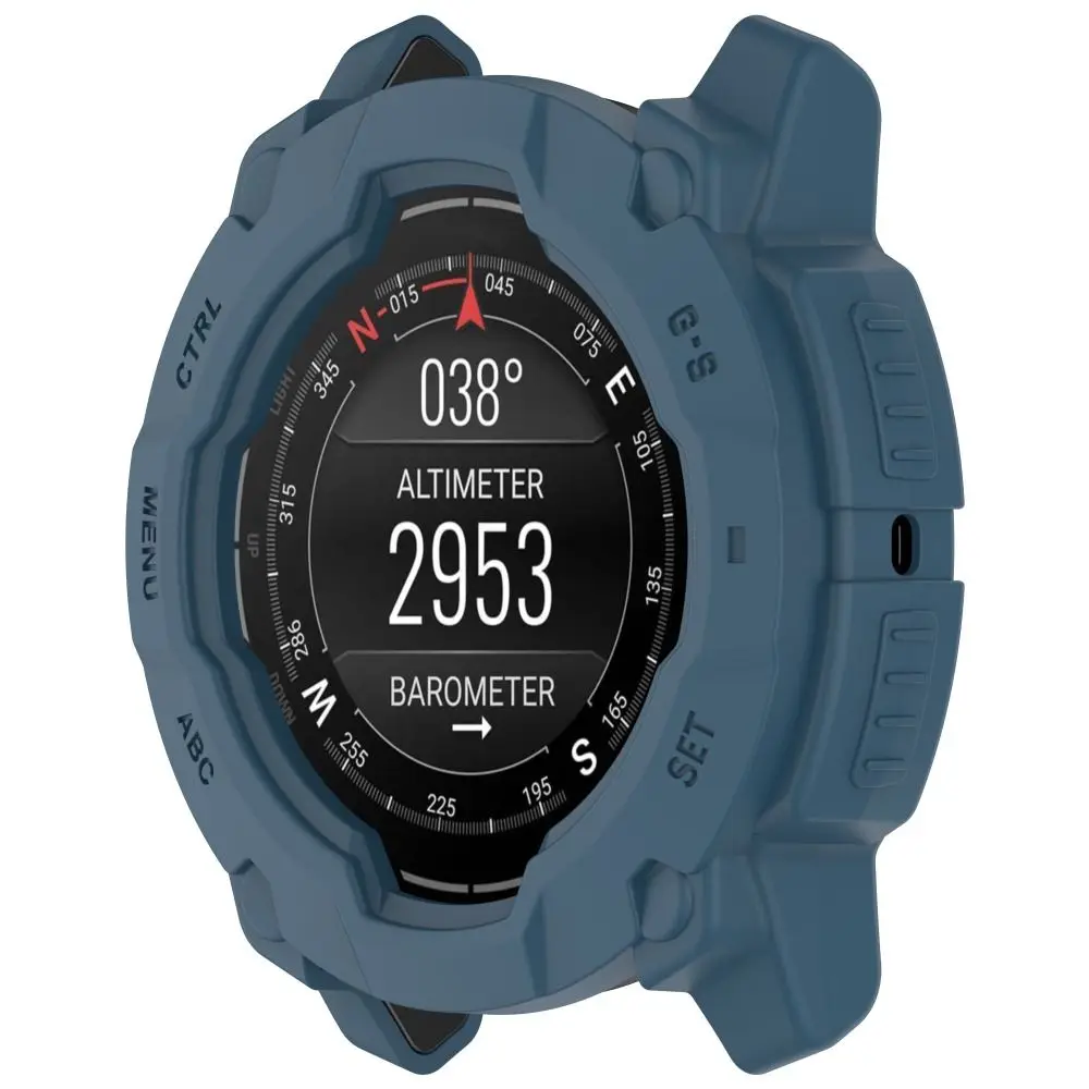 Nowe etui ochronne TPU odporne na zarysowania 45/50MM ochraniacz ekranu z pustą krawędzią do akcesoriów do inteligentnego zegarka Garmin Instinct 3 — zdjęcie produktu 3