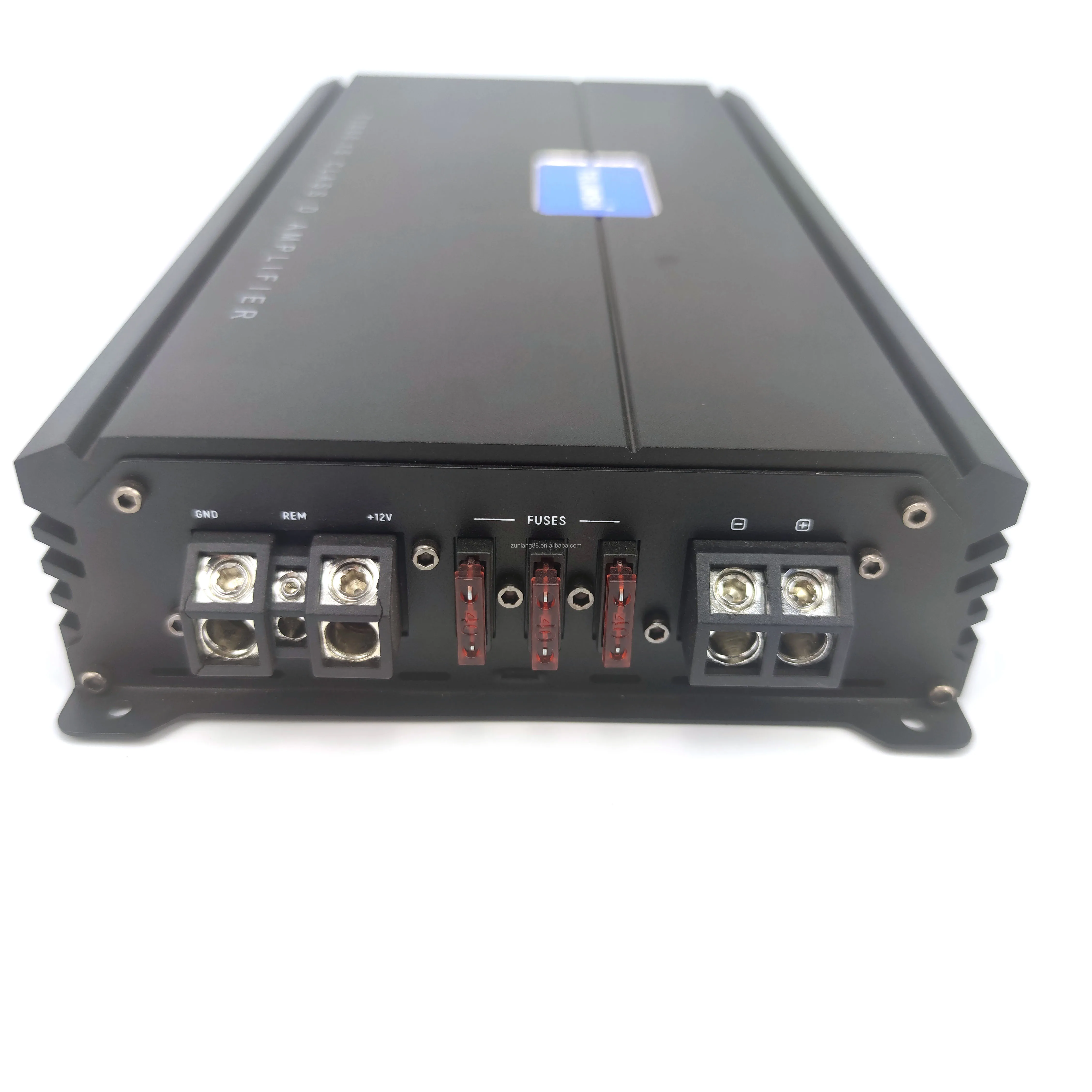 Monoblock Class D Car Amplifier 12V Auto RMS Power with Crossovers Single Channel Subwoofer Amplifier Car Audio Mono Amp