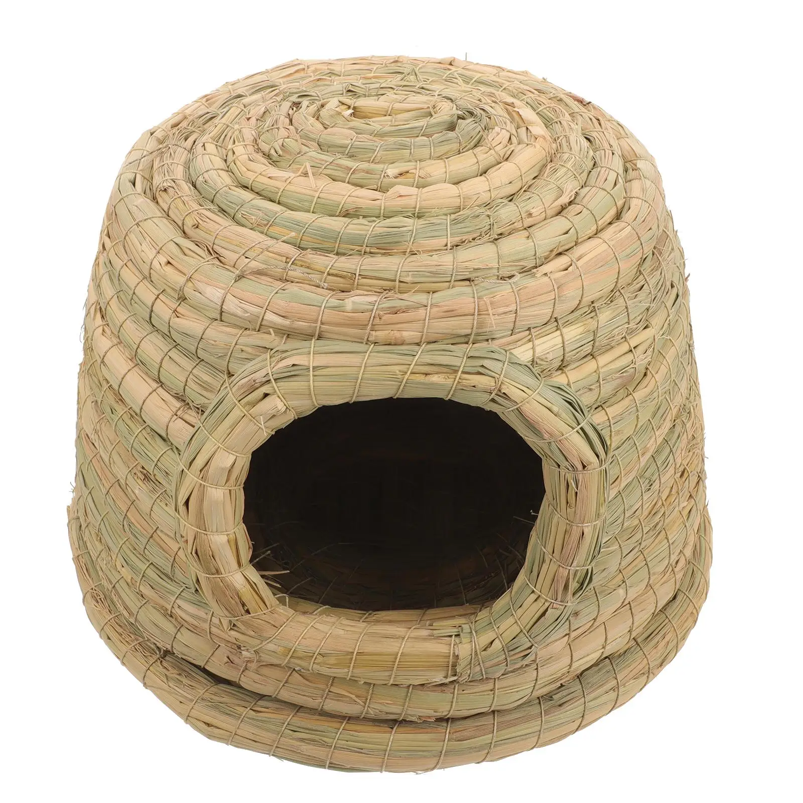 

Rabbit Nest Indoor House Household Hideout Chinchilla Hut Toys For Pets Bed Grass Hand Woven Bunny
