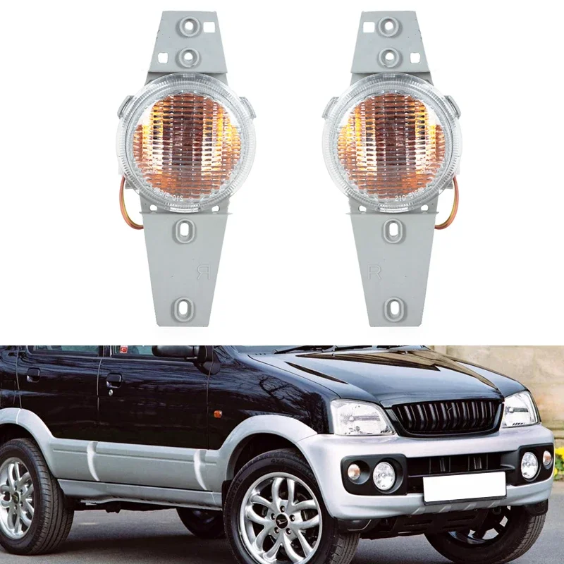 

GEFENSI Front Fog Light For Oyota Daihatsu Terios J100 1999-2005 Car Corner Light Side Turn Signal Lights Side Bumper Driving Li