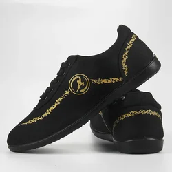 2025 Professional Wushu Wushu Taiji Shoes Men's Women's Designer Model Wushu Sneakers Men's Couple's Black and White Wushu